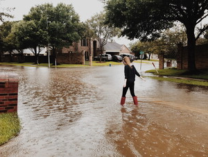 In fall 2017, Adelaide Daniel left school and the stage to help with recovery efforts from Hurricane Harvey, which hit her hometown of Houston.